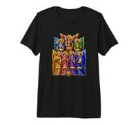Sept Archanges Gabriel Michael Raphael Sacred Icône Art T-Shirt Haut de Gamme