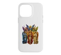 Sept Archanges Sacré Mosaïque Icône Chrétienne Art Foi Coque pour iPhone 14 Pro Max