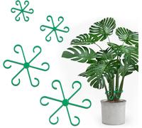 SEPT-Attache Plante Grimpante Accroche 4 Pièces Clips de Support pour Plantes Attache Plante Grimpante Intérieur Vert Clips de Fixation pour Plantes Grimpantes Tomates, Hortensias, Roses