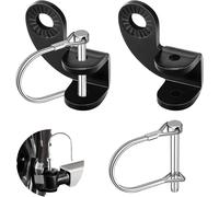 Sept-Attache Remorque Velo Pour Enfant Attache-Remorque Universelle Pour Vélo 2 Pcs Support Attache Attelage Remorque Accessoire Velo Avec Boucle En U Pour Pliable Enfants Chien Cargo