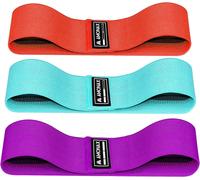 Sept-Bande De Resistance Musculation En Tissu Pour Femme, Bande De Butin Pour Exercice De Squat, Elastique Musculation Comme ¿¿Quipement Pour La Perte De Poids, Sport Musculation Pour Jambes Fesses