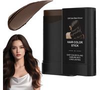 Sept-Bâton De Coloration 2-En-1 Et Peigne, Teinture Au Peigne Sûre Et Pratique, Bâton De Retouche, Résistant À L'eau Et À La Sueur Pour Une Retouche Rapide,02# Noir Foncé Marron