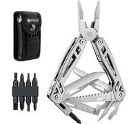Sept-Bibury Pince Multifonction, Camping Multitools En Acier Inoxydable, Outil De Poche Avec Couteau, Saw, Tournevis, Multi Tool Couteau Suisse Pour Survie Camping Réparation - Éclair