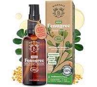 Sept-Bionoble Huile De Fenugrec Bio 50ml Pour Grossir Poitrine Et Fesses - Avec Pipette + Pompe - Bouteille En Verre - Macérât Huileux De Tournesol Sans Odeur - Huile Fenugrec Bio, Vegan Et Naturelle