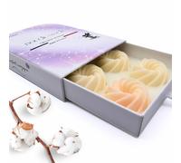 Sept-Bougie Magie - Fondant Parfumé Pour Bruleur En Cire De Soja Naturelle Fait Main Parfumée - 6pcs/96 Grammes - Parfum Fleur De Coton - Coffret Cadeau