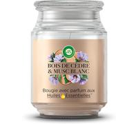 Sept-Bougie Parfumée Aux Huiles Essentielle Bois De Cèdre & Musc Blanc- Jusqu¿À 85h De Combustion