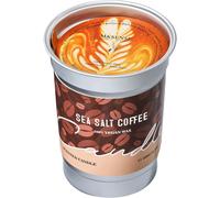 Sept-Bougie Parfumées Café Au Sel Marin, Bougie Aux Notes Uniques De Café Et Sel Marin,Longue Durée 99 Heures De Combustion, Cadeau Anniversaire Maman