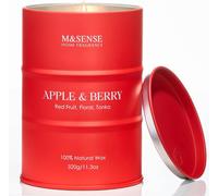 Sept-Bougie Parfumées En Cire De Soja Naturelle, Bougies Non Toxiques Aux Fruits Et Aux Fleurs, Cadeau De Noël Et De Thanksgiving Pour Les Femmes, 320 G, 70 Heures De Combustion Lente