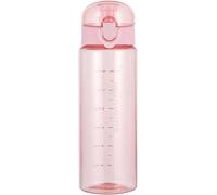 Sept-Bouteille D'eau, 780ml Gourde Sport, Anti-Fuite Bouteille Une Seule Pression Pour Ouvrir, Pour Gym, École, Cyclisme, Plein Air, Sport, Fitness Et Bureau, Passe Au Lave-Vaisselle,Rose