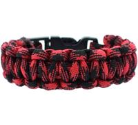 Sept-- Bracelet Paracord De Survie Parachute Bleu