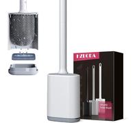 Sept-Brosse Toilettes Wc Silicone Blanc Suspendu Murale Balai Toilette Wc Silicone Avec Support ¿¿ S¿¿Chage Rapide Mural Balayette Wc
