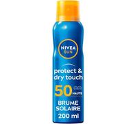 Sept-- Brume Protectrice Protect & Dry Touch Fps 50 - Protection Solaire - Glycérine - 100% Transparent - Formule Non Grasse & Rafraîchissante - Ultra-Résistant À L'eau - Peaux Normales - 200 Ml