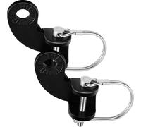 Sept-Burley Lot De 2 Adaptateurs D'attelage De Remorque De Vélo Coudé 12,2 Mm Compatible Avec Les Remorques Burley