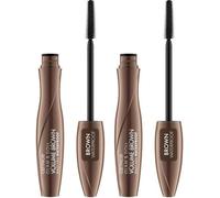 Sept-Catrice Cosmetics Glam Et Doll Volume Brown Mascara Waterproof, Augmentant Le Volume, Mettant En Valeur L'oeil, Allongeant, Mat (10 Ml) (Lot De 2)