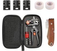 SEPT-Ciseaux de Greffage Professionnel Ciseaux de Jardinage Pince à Greffer Les Arbres Kit de Greffe de Jardin (U-Cut, V-Cut & ¿-Cut) pour Arbre Fruitier Twig Vine