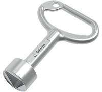 Sept-Clé Triangle Femelle 14mm Professionnelle - Accès Pompier