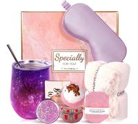 Sept-Coffret Cadeau Femme 8pcs,Cadeau Femme Avec 360ml Mug,Bougie Parfumées,Bombe De Bain,Ensemble De Soins De Bain Cadeau Anniversaire Femme,Maman,Couple,Fille,Épouse,Amie,Cadeau Personnalisé