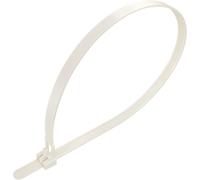 Sept-Collier De Serrage Réutilisable Plastique, 540 Mm X 7,6 Mm, Attache Câble Réutilisables, Serre Câbles Rilsan Nylon, Blanc, Lot De 100 Pièces