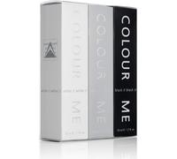 Sept-Colour Me White/Silver/Black - Triple Pack, Fragrance For Men, 3 X 50ml Eau De Parfum, By Milton-Lloyd