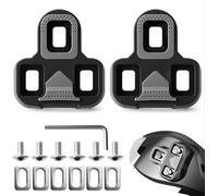 Sept-Compatible Avec Pédales Look Keo, 3-Holes Grip Blade 2 Max Carbon Cleats, Set D'accessoires Pour Vélo, Maintien Securisé Et Design Flexible Pour Vélo De Route Et Mtb, Inclus 6 Plaques De Pédales
