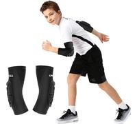 Sept-Coudieres Enfant Ajustement Serré Confortables Manchon Bras De Compression Avec Des Tampons Eponge Protege Coude Sport Pour Boxe Danse Football Volleyball Gardien De But Coudière Protection