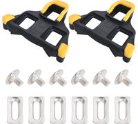 Sept-Crampons De Vélo,Plaques De Pédale Vélo De Route Antidérapantes,Couvre-Cale De Pédale, 6° Cleats,Compatible Avec Shimano Spd-Sl (Sh11),Empêche L'accumulation De Boue,Pour Vélo De Route Cycle Rac