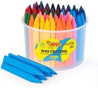 Sept-- Crayons Jumbo Easy Grip, Pot De 72 Crayons Triangulaires, Couleurs Assorties, Super Résistant Et Performant, Sans Gluten (973/72)