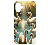 Sept cygnes nageant Coque pour iPhone 16 Plus