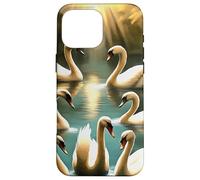 Sept cygnes nageant Coque pour iPhone 16 Pro Max