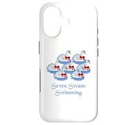 Sept cygnes nageant Les Douze Jours de Noël Coque pour iPhone 17