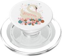 Sept cygnes Une Natation 12 Jours de Flocon de Neige d'hiver PopSockets PopGrip pour MagSafe