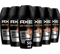 Sept-- Déodorant Homme Dark Temptation - Bille Anti-Transpirante - Fraîcheur 48h - Parfum Chocolat Gourmand (Lot De 6x 50ml)