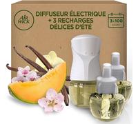 Sept-Désodorisant Maison Kit Diffuseur Electrique + 3 Recharges Parfum Délices D`Été X 19 Ml