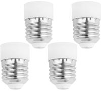 SEPT-Douille Adaptateur E27 vers E14, Adaptateurs de Conversion pour Passer de E27 à E14, AC 220-240V, Douille Plastique pour Recycler l`Ampoule Petite Culot E14, lot de 4