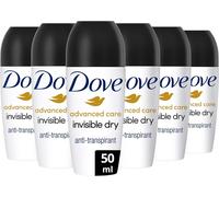 Sept-Dove - Déodorant Femme Advanced Care Invisible Dry - Bille Anti-Transpirant - 48h De Protection - Minimise Les Traces Blanches (Lot De 6x 50 Ml)
