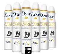 Sept-Dove - Déodorant Femme Original Advanced Care - Spray Anti-Transpirant - Technologie Anti Traces Blanches - Prend Soin Des Aisselles (Lot De 6x200ml)\U200b