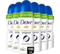 Sept-Dove - Déodorant Femme Original Advanced Care - Spray Compressé Anti-Transpirant - Technologie Anti Traces Blanches (Lot De 6x100ml)\U200b