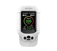 Sept en un PM2,5 PM1.0 PM10 O3 TVOC Détecteur de température et d'humidité Version anglaise