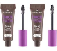 Sept-Essence Cosmetics Thick Et Wow Fixing Brow Mascara Sourcils, Augmentant Le Volume, Fixant (6ml) (Lot De 2)