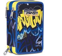 Sept Étui Scolaire Hidden Spot Garçon 3 Zip