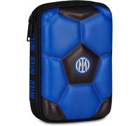 Sept étuis école Quick Case 3D Inter, bleu, étui avec coque 3D