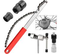 Sept-Extracteur De Manivelle,Outil De Extracteur De Pédalier Vélo Professionnels Avec Brise-Chaîne,Extracteur De Manivelle,Extracteur Manivelle Velo Adaptée Pour Enlever La Manivelle De Vélo