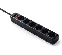 Sept-Famatel Multiprise Ecosockets 6 Prises Avec Interrupteur Lumineux 1,5 M Jusqu'à 3 500 W Protection Enfant Prise Multiple Orientation Prises À 45° Évite Les Consommations Fantômes