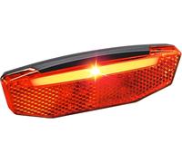 Sept-Feu Arriere Velo ¿ Led Lampe Velo Arriere Certifiée Stvzo/Ece,Large Angle & Ipx6 Etanche ¿ Lumière Led Velo Arriere 34g Ultra, Compatible 6v-48v Et Porte-Bagages 80mm