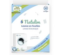 Sept-- Feuilles Lessive 50 Lavages - Sans Produits Chimiques - Convient Aux Peaux Sensibles - Zéro Déchet Et Sans Plastiques - Se Dissout Même À Basse Température - Sans Parfum