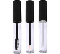 Sept-Flacon De Mascara Vide De 5 Ml Avec Baguette Magique De Cils - Récipient Transparent - Réutilisable - Pour Gloss À Lèvres, Eyeliner, Sérum À Sourcils - Gel Pour Sourcils - Noir