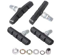 Sept-Frein Vélo - 2 Paires De Patins À Tige Pour V-Brake, Vtt Et Autres Types De Vélos - Kit De Plaquettes