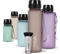 Sept-Gourde, Bouteille D¿Eau ¿Uberbottle¿ +Tamis-Fruits ¿ 350ml, 500ml, 650ml, 1l, 1,5l, 2l - Sans Bpa, Étanche, Anti-Fuite, Réutilisable, Légère - Idéal Pour École, Sport, Fitness, Gym, Travail