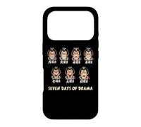 Sept Jours de théâtre Japonais Workweek Kanji Souvenir Coque pour iPhone 17 Pro