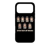 Sept Jours de théâtre Japonais Workweek Kanji Souvenir Coque pour iPhone 17 Pro Max